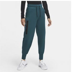 Dark Green Nike tech fleece joggers SIZE XS
